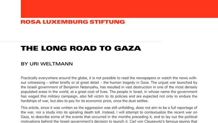 The long road to Gaza