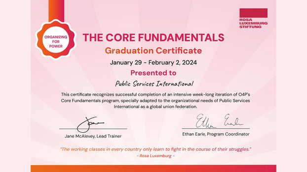 Zertifikat für das O4P-Programm «The Core Fundamentals»
