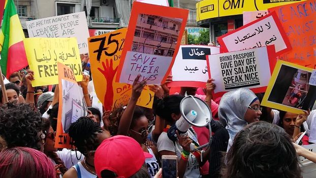 Internationaler Hausarbeiter*innenprotest 2018 in Beirut