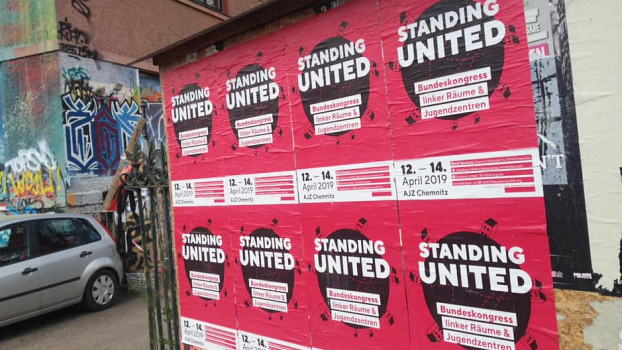 Standing United – Bundeskongress linker Räume und Jugendzentren
