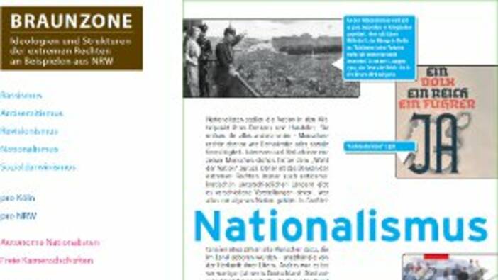 Wanderausstellung: BRAUNZONE – Ideologien und Strukturen der extremen Rechten an Beispielen aus NRW