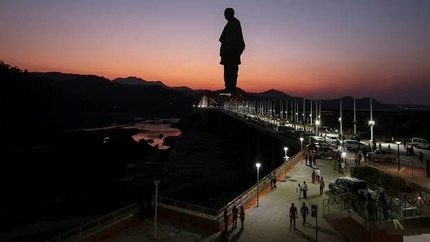 The "Statue of Unity" in India