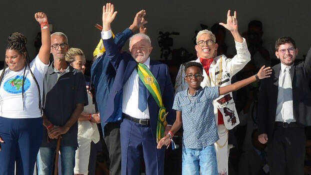 Zeremonie zur Amtseinführung von Präsident Lula am 1. Januar 2023