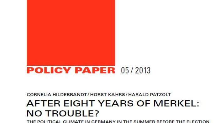 After eight years of Merkel: No trouble?