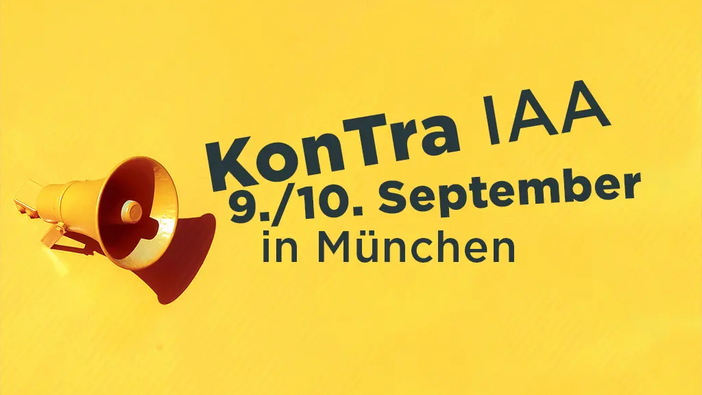 Kongress für transformative Mobilität – KonTra IAA in München