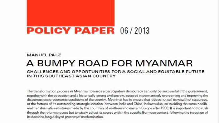 A bumpy road for Myanmar