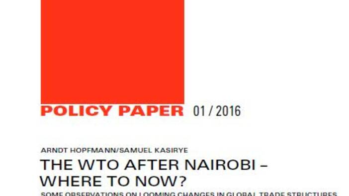 The WTO after Nairobi - where to now?
