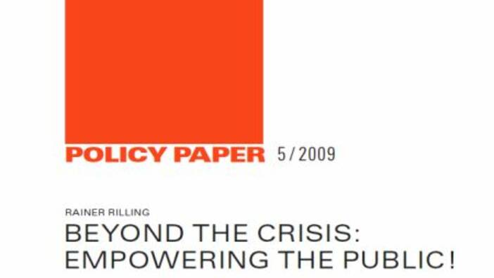 Beyond the crisis: Empowering the public!