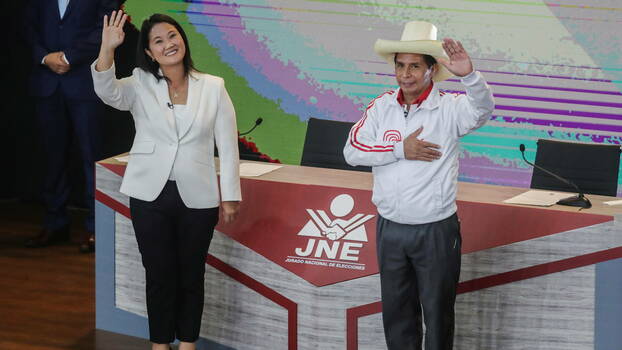 Debatte in den Präsidentschaftswahlen in Peru