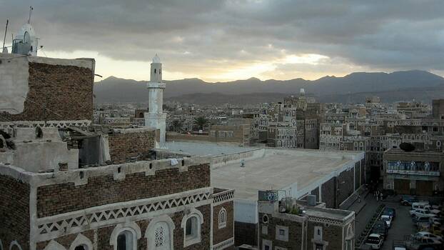 Blick über Sanaa, seit 1990 Hauptstadt des wiedervereinigten Jemen