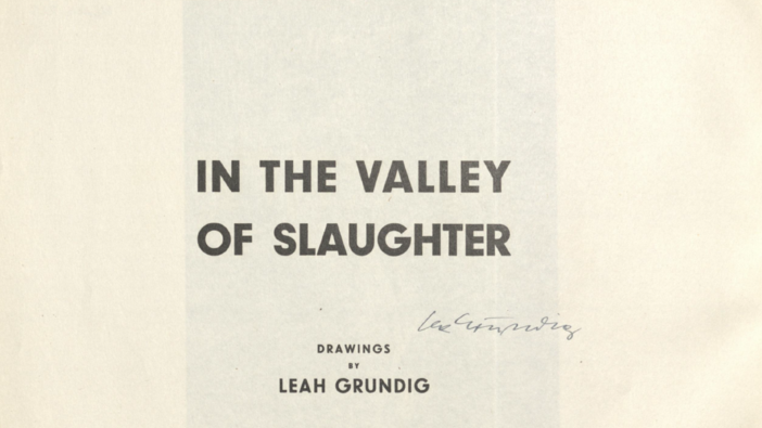 Fundstücke: Lea Grundig: Im Tal des Todes – frühe Bilder der Shoah
