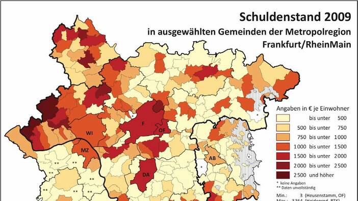 Armut und Reichtum in der Rhein-Main-Region