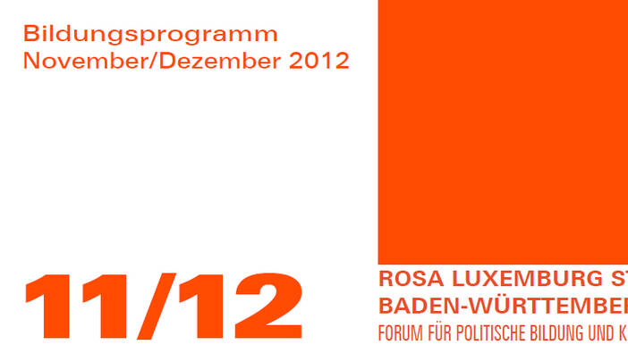 Bildungsprogramm November/Dezember 2012