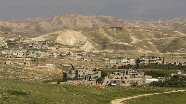Israelische Siedlung im Westjordanland bei Za'atara