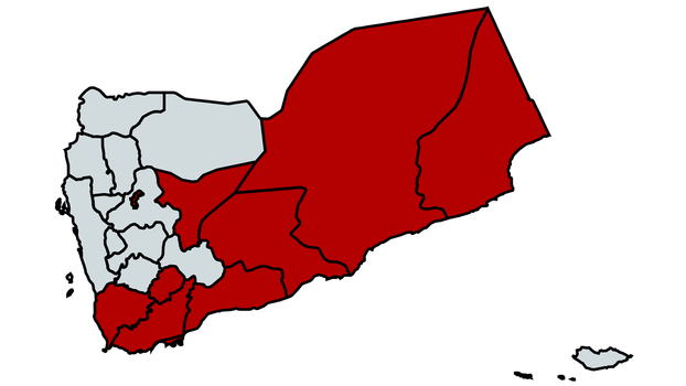 Bestätigte Covid-19- Infektionen im Jemen: die betroffenen Regionen am 22. Mai 2020