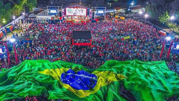 [Translate to en:] Pro-Lula-Kundgebung in Teresina, Brasilien, August 2022