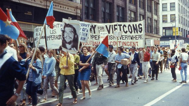 Antikriegsdemonstration in Chicago, 10.8.1968