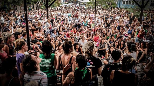 [Translate to en:] Vorbereitung Frauenstreik Argentinien am 8. März 2018