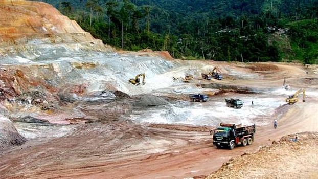 Canatuan-Kupfer-Mine, Provinz Zamboanga del Norte auf der Insel Mindanao/Philippinen