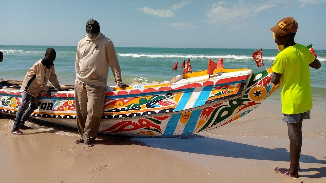 Moustapha Diagne, Generalsekretär der Autonomen Gewerkschaft der Fischer Senegals 