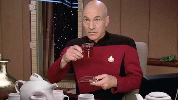 «Tee, Earl Grey, heiß.» Jean-Luc Picard (Raumschiff Enterprise: Das nächste Jahrhundert)