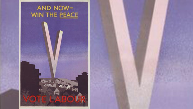 «Vote Labor» - Wahlplakat 1945