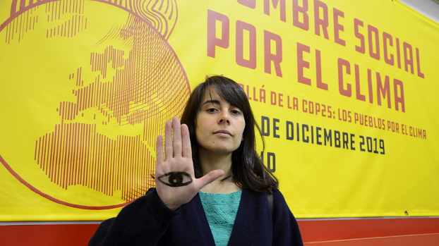 Angela Valenzuela engagiert sich bei Fridays For Future Chile