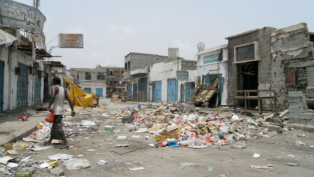 Gouvernement Abyan im Südjemen. Dort herrschte bereits 2011/12 Krieg.